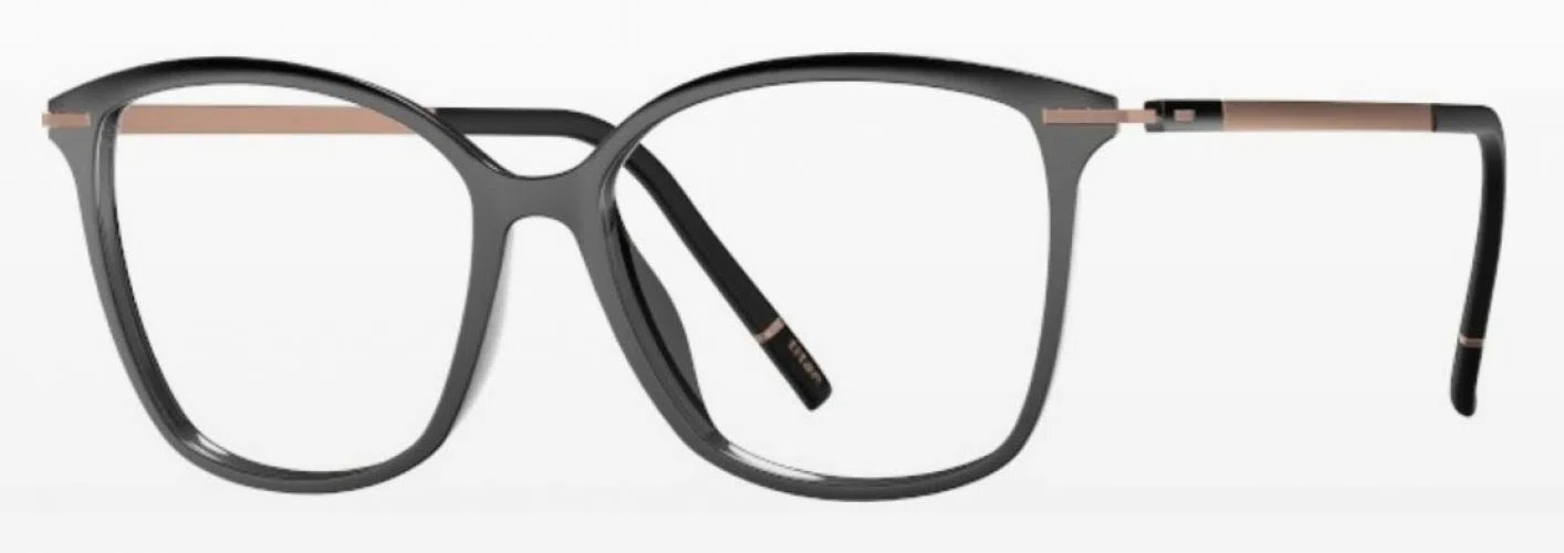 Silhouette Rising Dawn 1619 Eyeglasses - Jet Black